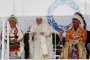 Папата и делегациите на коренното население в Канада